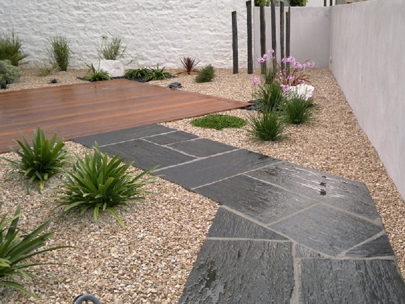 chemin quartzite noir